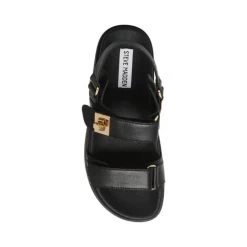 Steve Madden Mona Sandal -Fashionable Clothing Store steve madden mona sandals black4