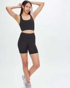 Tentree InMotion Bike Short -Fashionable Clothing Store tentree bike short black 2