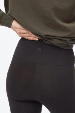 Tentree High Rise Organic Cotton Legging -Fashionable Clothing Store tentree high rise organic cotton legging meteorite black11