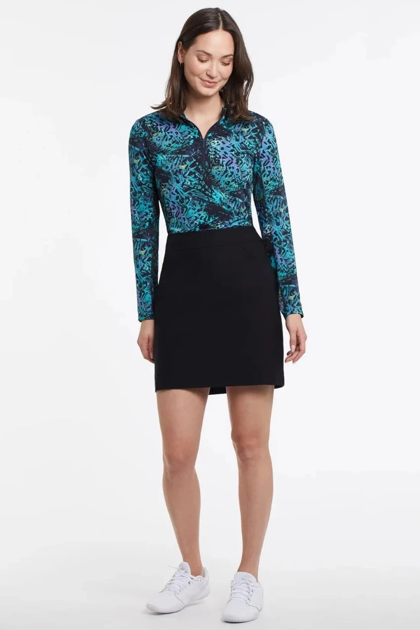 Tribal 19" Pull-On Skort - Black 1 Tribal 19" Pull-On Skort - Black