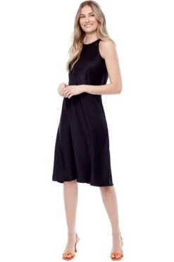 Tyler Madison Daphne Satin Dress -Fashionable Clothing Store tyler madison daphne dress1
