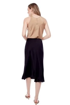 Tyler Madison Lily Satin Midi Skirt 5 Tyler Madison Lily Satin Midi Skirt -Fashionable Clothing Store tyler madison lily skirt black21