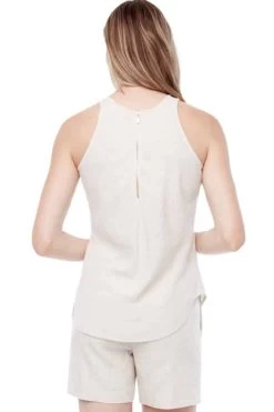 Tyler Madison Luna Linen Tank Top -Fashionable Clothing Store tyler madison luna linen21