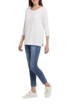 Tribal Boat Neck 3/4 Sleeve Top -Fashionable Clothing Store unnamed 29