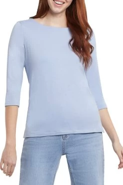 Tribal Boat Neck 3/4 Sleeve Top -Fashionable Clothing Store unnamed 32