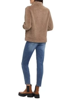 Tribal Mock Neck Zip Up Jacket -Fashionable Clothing Store unnamed 50