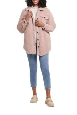 Tribal Faux Sherpa Shacket -Fashionable Clothing Store unnamed 63