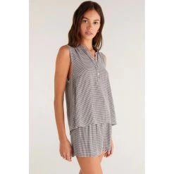 Z Supply Harper Gingham Top