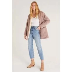 Z Supply Rana Quilted Reversible Sherpa Jacket