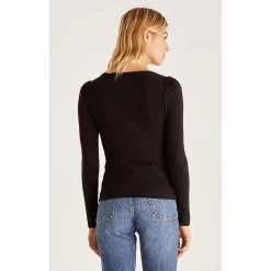 Z Supply Storme Marled Top -Fashionable Clothing Store z supply storme marled top 1