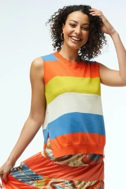 Zaket & Plover Bold Stripe Vest