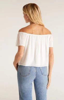 Z Supply Verona Top -Fashionable Clothing Store zsupplyveronatopwhite2